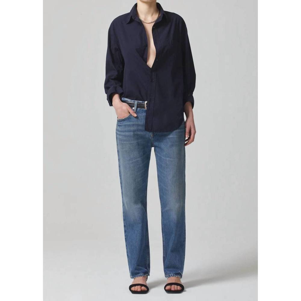 NEW CITIZENS OF HUMANITY neve low slung relaxed jeans in oasis**** orig $225